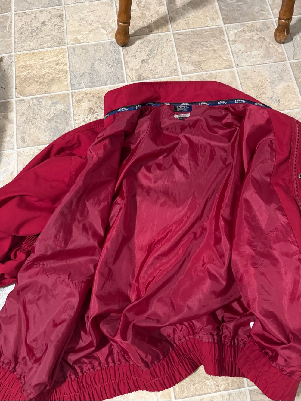 Callaway Red Men's Performance Golf Jacket - Picture 9 of 9